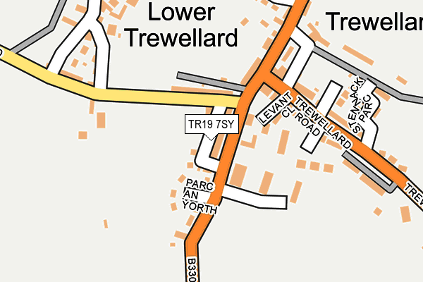 TR19 7SY map - OS OpenMap – Local (Ordnance Survey)
