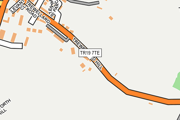 TR19 7TE map - OS OpenMap – Local (Ordnance Survey)