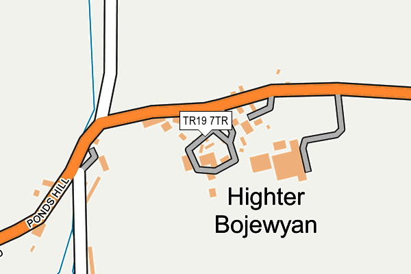 TR19 7TR map - OS OpenMap – Local (Ordnance Survey)