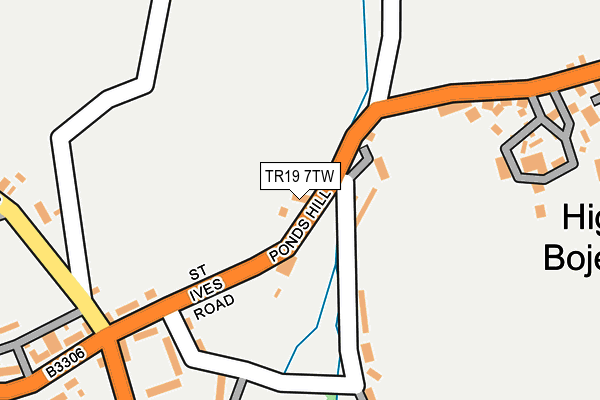 TR19 7TW map - OS OpenMap – Local (Ordnance Survey)