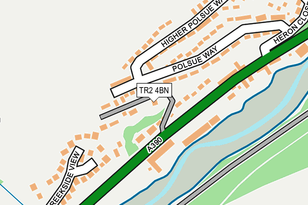 TR2 4BN map - OS OpenMap – Local (Ordnance Survey)
