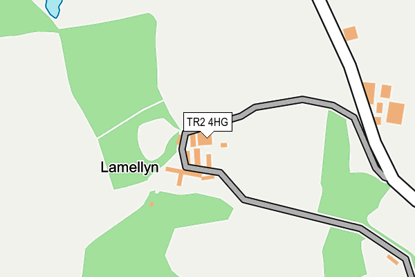 TR2 4HG map - OS OpenMap – Local (Ordnance Survey)