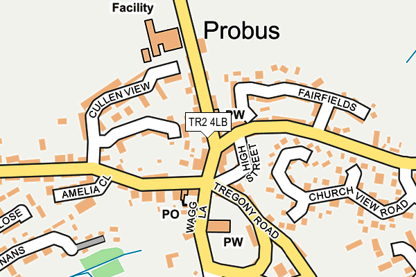 TR2 4LB map - OS OpenMap – Local (Ordnance Survey)