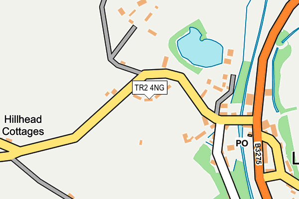 TR2 4NG map - OS OpenMap – Local (Ordnance Survey)