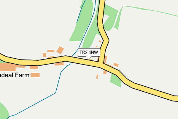 TR2 4NW map - OS OpenMap – Local (Ordnance Survey)