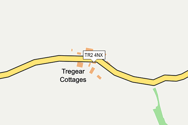 TR2 4NX map - OS OpenMap – Local (Ordnance Survey)