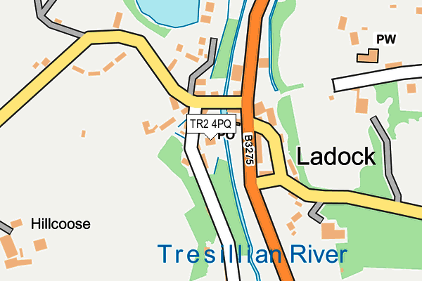 TR2 4PQ map - OS OpenMap – Local (Ordnance Survey)