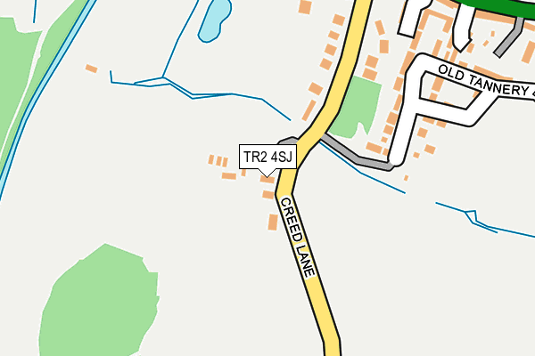 TR2 4SJ map - OS OpenMap – Local (Ordnance Survey)