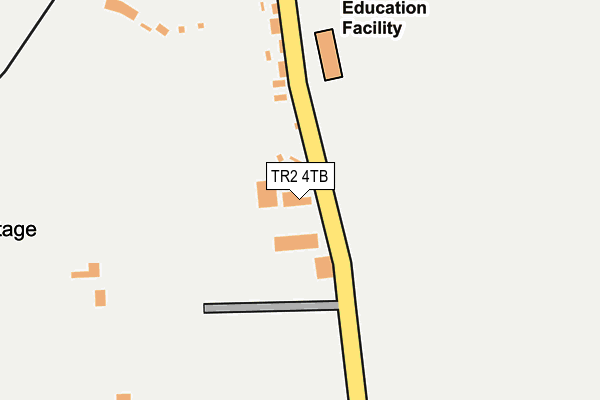 TR2 4TB map - OS OpenMap – Local (Ordnance Survey)