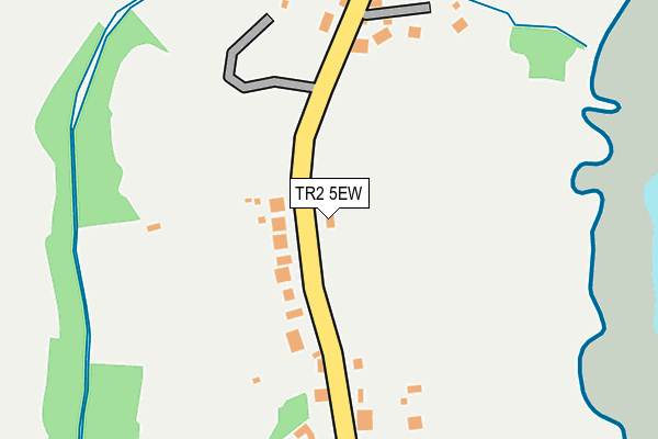 TR2 5EW map - OS OpenMap – Local (Ordnance Survey)