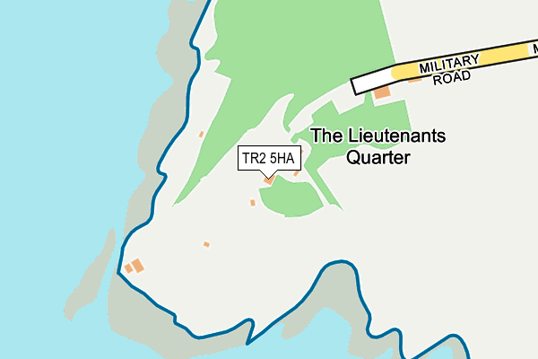TR2 5HA map - OS OpenMap – Local (Ordnance Survey)