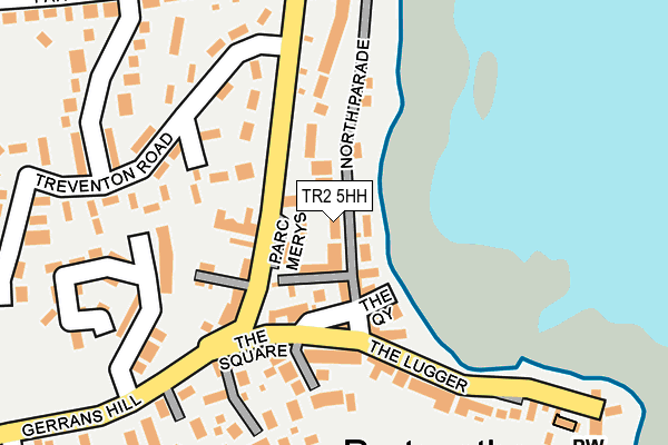 TR2 5HH map - OS OpenMap – Local (Ordnance Survey)