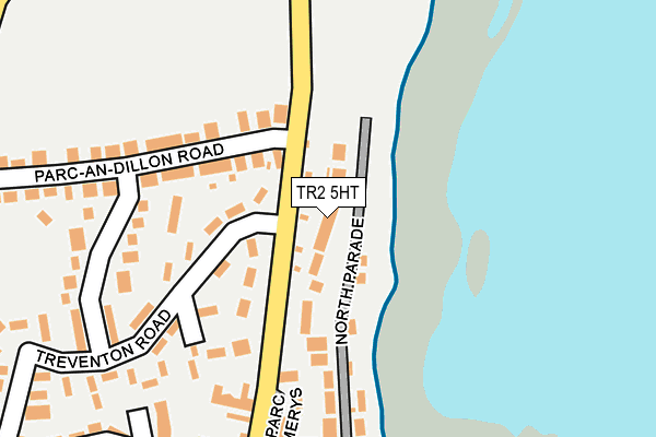TR2 5HT map - OS OpenMap – Local (Ordnance Survey)