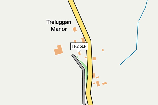 TR2 5LP map - OS OpenMap – Local (Ordnance Survey)