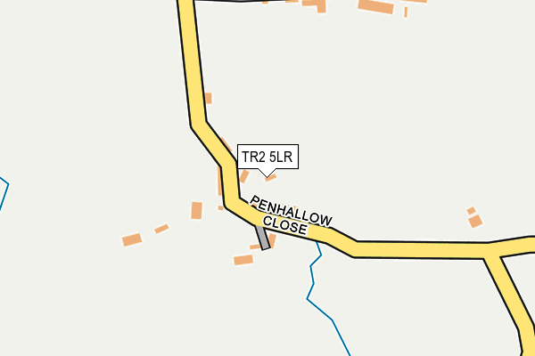 TR2 5LR map - OS OpenMap – Local (Ordnance Survey)