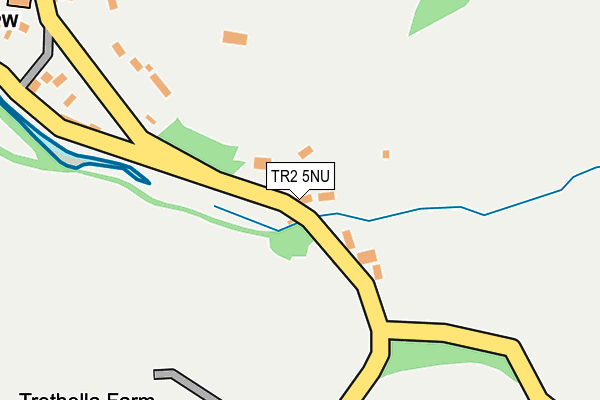 TR2 5NU map - OS OpenMap – Local (Ordnance Survey)
