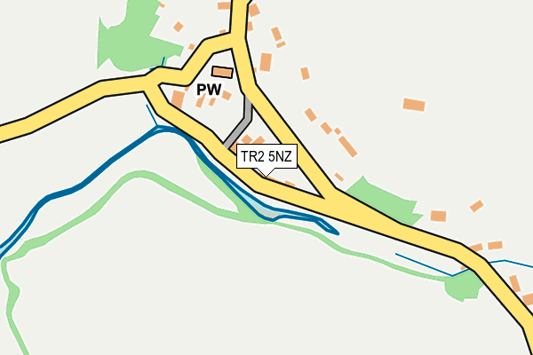 TR2 5NZ map - OS OpenMap – Local (Ordnance Survey)