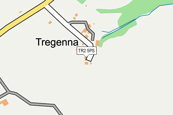 TR2 5PS map - OS OpenMap – Local (Ordnance Survey)