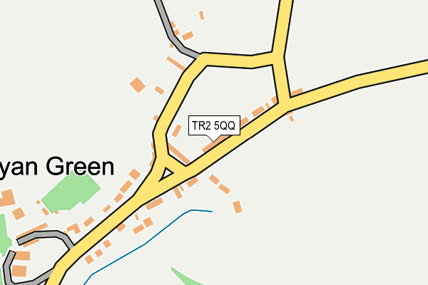 TR2 5QQ map - OS OpenMap – Local (Ordnance Survey)