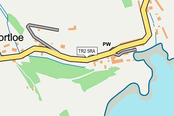 TR2 5RA map - OS OpenMap – Local (Ordnance Survey)
