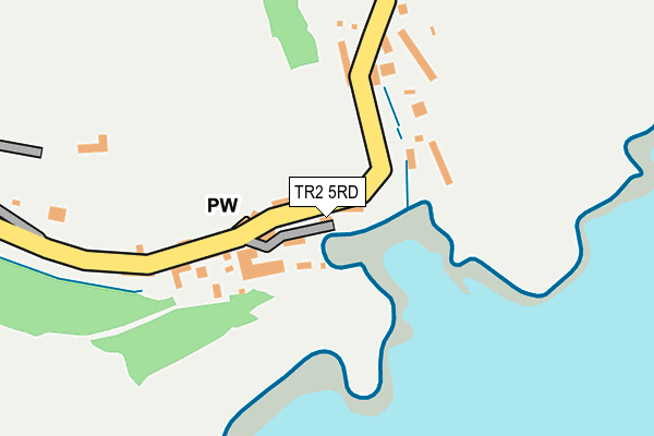 TR2 5RD map - OS OpenMap – Local (Ordnance Survey)