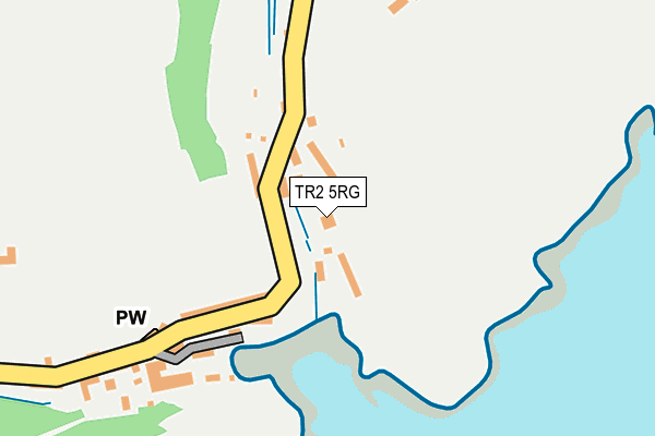 TR2 5RG map - OS OpenMap – Local (Ordnance Survey)