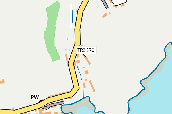 TR2 5RQ map - OS OpenMap – Local (Ordnance Survey)