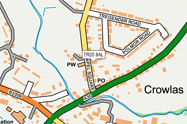 TR20 8AL map - OS OpenMap – Local (Ordnance Survey)