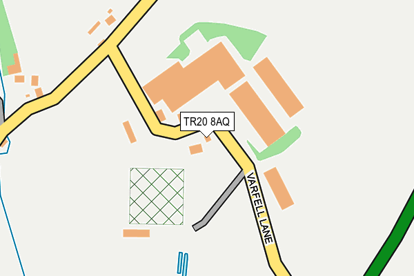 TR20 8AQ map - OS OpenMap – Local (Ordnance Survey)
