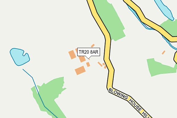 TR20 8AR map - OS OpenMap – Local (Ordnance Survey)