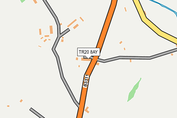 TR20 8AY map - OS OpenMap – Local (Ordnance Survey)