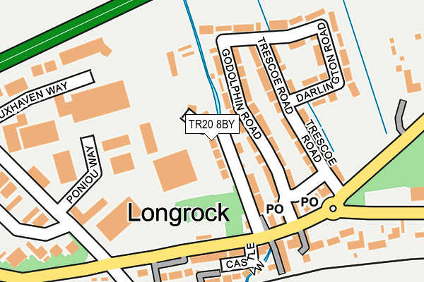 TR20 8BY map - OS OpenMap – Local (Ordnance Survey)