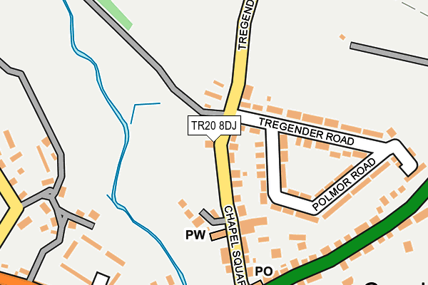 TR20 8DJ map - OS OpenMap – Local (Ordnance Survey)