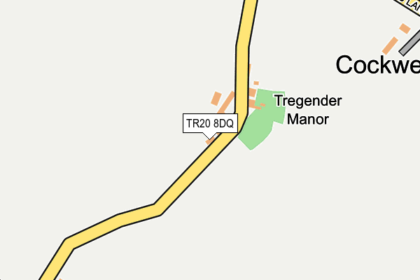 TR20 8DQ map - OS OpenMap – Local (Ordnance Survey)