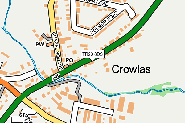 TR20 8DS map - OS OpenMap – Local (Ordnance Survey)