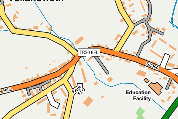 TR20 8EL map - OS OpenMap – Local (Ordnance Survey)
