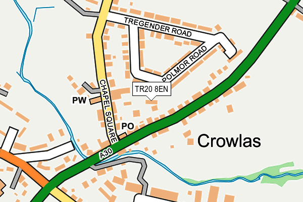 TR20 8EN map - OS OpenMap – Local (Ordnance Survey)