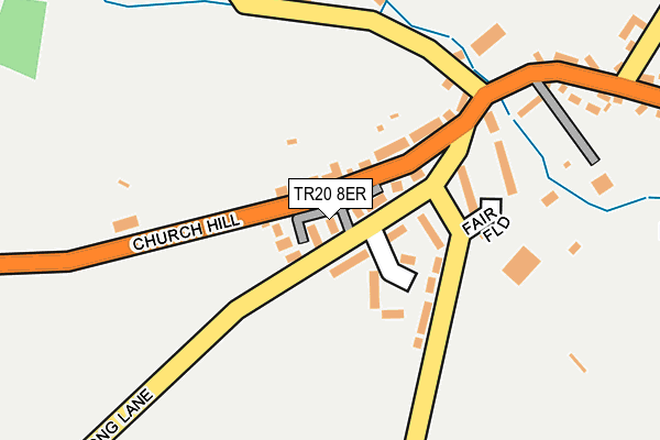 TR20 8ER map - OS OpenMap – Local (Ordnance Survey)