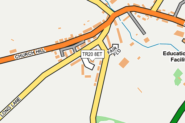 TR20 8ET map - OS OpenMap – Local (Ordnance Survey)