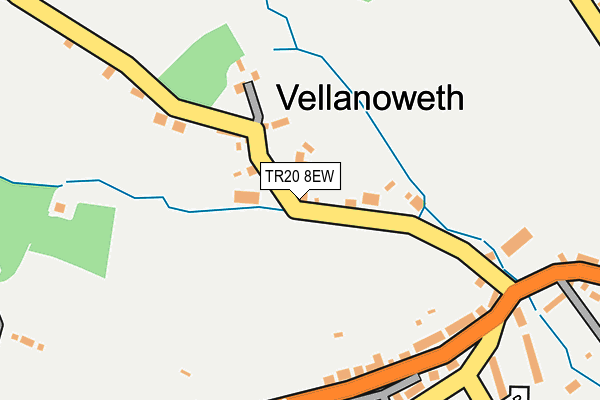 TR20 8EW map - OS OpenMap – Local (Ordnance Survey)