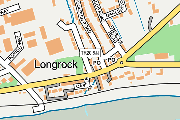 TR20 8JJ map - OS OpenMap – Local (Ordnance Survey)