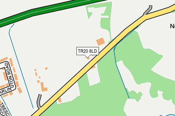 TR20 8LD map - OS OpenMap – Local (Ordnance Survey)