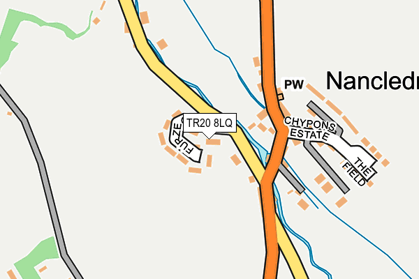 TR20 8LQ map - OS OpenMap – Local (Ordnance Survey)