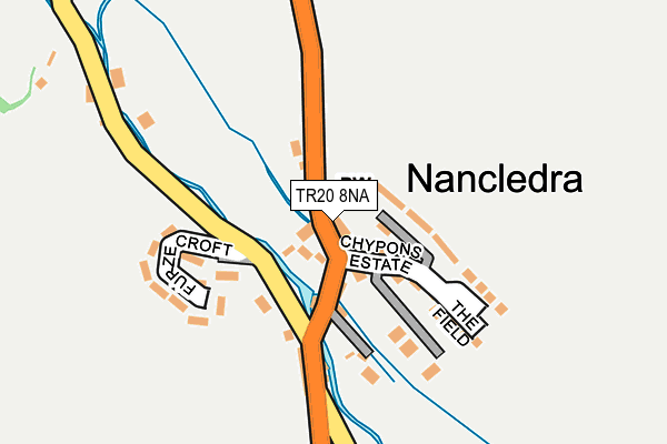 TR20 8NA map - OS OpenMap – Local (Ordnance Survey)
