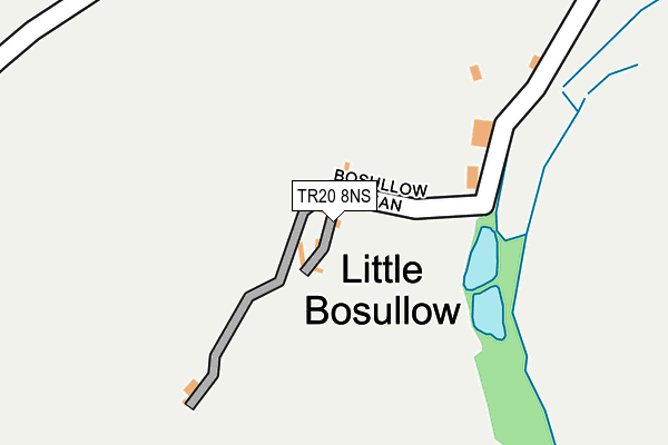 TR20 8NS map - OS OpenMap – Local (Ordnance Survey)