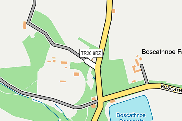 TR20 8RZ map - OS OpenMap – Local (Ordnance Survey)