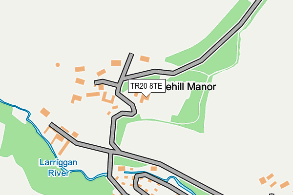 TR20 8TE map - OS OpenMap – Local (Ordnance Survey)