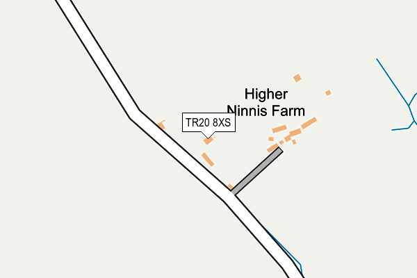 TR20 8XS map - OS OpenMap – Local (Ordnance Survey)