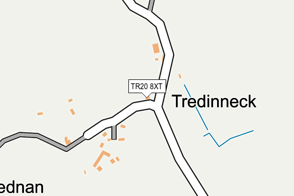 TR20 8XT map - OS OpenMap – Local (Ordnance Survey)