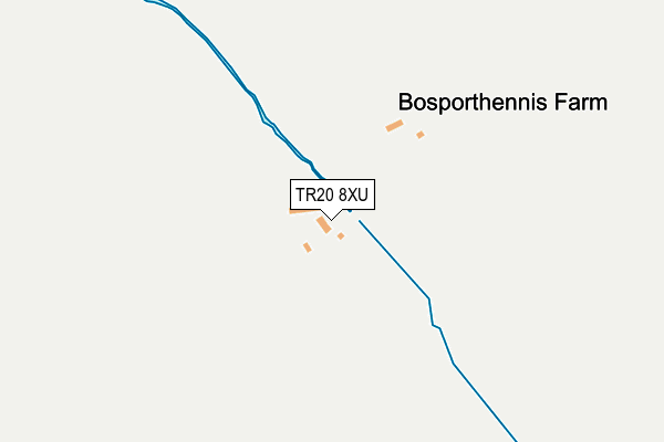 TR20 8XU map - OS OpenMap – Local (Ordnance Survey)